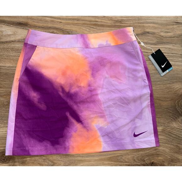 Nike Women's Dri-fit Performance Printed Woven Golf Skirt - size 6 - OB - Picture 1 of 11